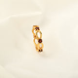 Garnet Station Stackable Ring