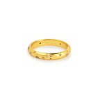 White CZ Star Band Ring