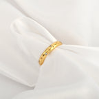 White CZ Star Band Ring