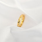White CZ Star Band Ring
