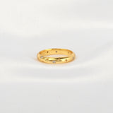 White CZ Star Band Ring