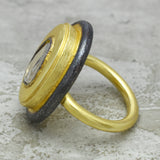 Brass Gold, Black Rhodium Plated Crystal Rings, women accessory, Wholesale jewelry