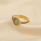Labradorite Heart shape Rings in Sterling Silver - La Vitá Jewels