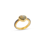 Labradorite Heart shape Rings