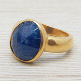 Sapphire rings, march birthstone rings, gemstone rings, handmade jewelry, gifts for her, statement rings