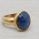 Sapphire rings, march birthstone rings, gemstone rings, handmade jewelry, gifts for her, statement rings