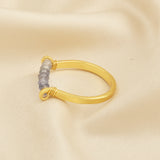 Iolite Beads Bar Band Rings