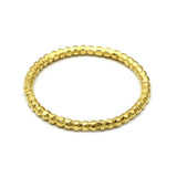 22k  Beaded Thin Band Rings