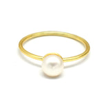 Natural Pearl Gemstone Statement Ring,  22k  Rings