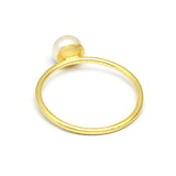 Natural Pearl Gemstone Statement Ring,  22k  Rings