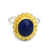 Sapphire Stone 925 Silver  Ring