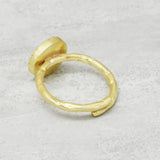 Hammered Adjustable Ring, statement Jewelry,