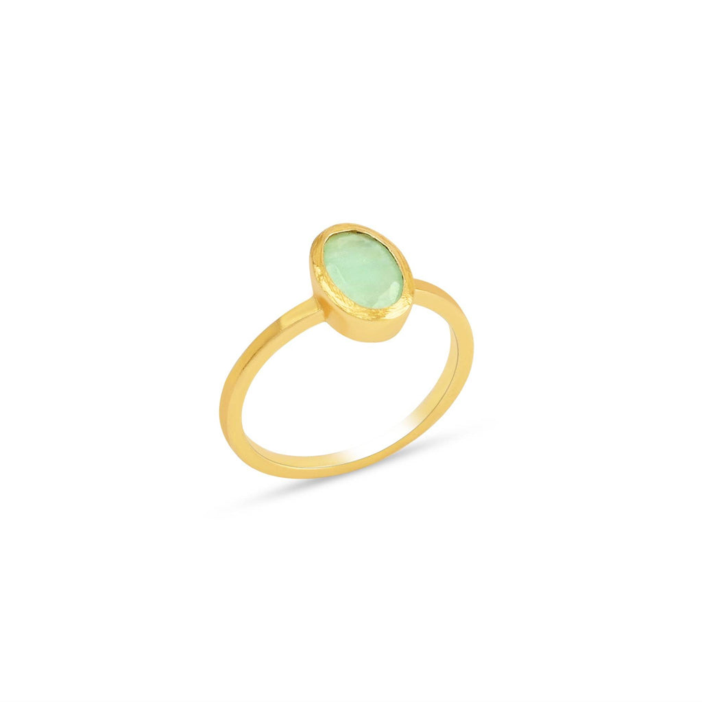 Labradorite and Rainbow Moonstone Rings in Sterling Silver - La Vitá Jewels