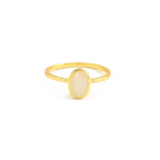 Labradorite and Rainbow Moonstone Rings in Sterling Silver - La Vitá Jewels