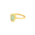 Labradorite and Rainbow Moonstone Rings in Sterling Silver - La Vitá Jewels
