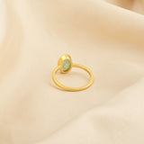 Labradorite and Rainbow Moonstone Rings
