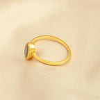 Labradorite and Rainbow Moonstone Rings in Sterling Silver - La Vitá Jewels