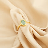 Labradorite and Rainbow Moonstone Rings