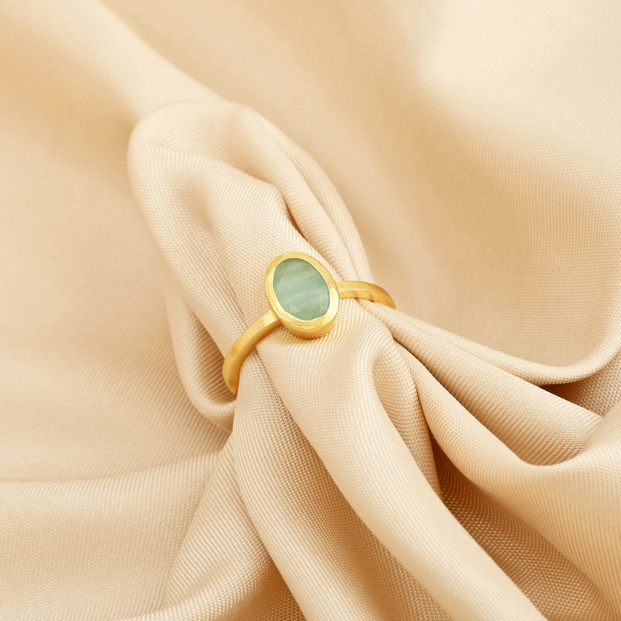 Labradorite and Rainbow Moonstone Rings in Sterling Silver - La Vitá Jewels