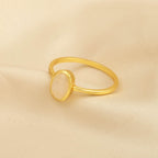 Labradorite and Rainbow Moonstone Rings in Sterling Silver - La Vitá Jewels