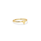 Triangle Shape Hammered Minimalist Rings - La Vitá Jewels