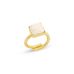 Handmade Sugar Druzy Adjustable Ring - La Vitá Jewels
