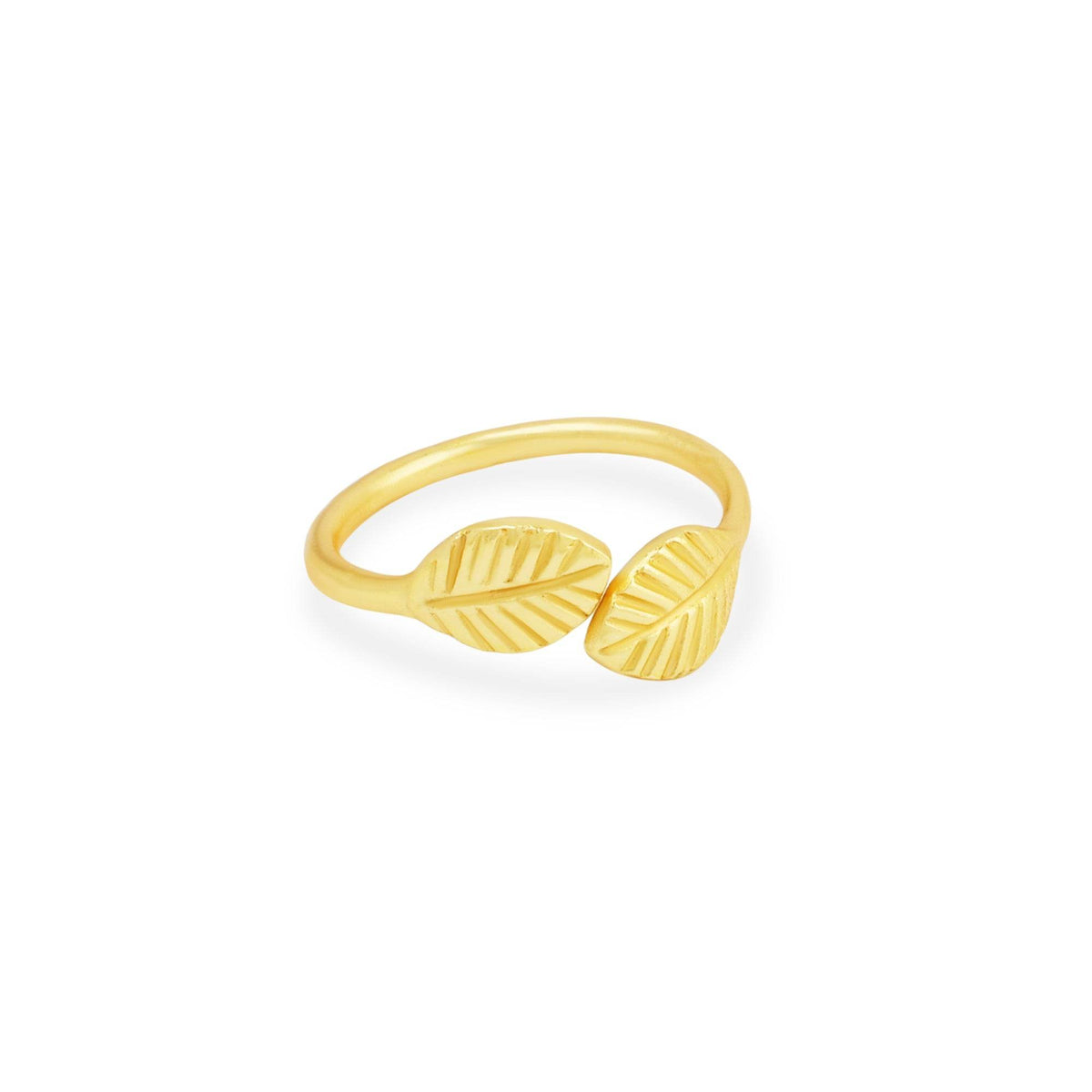 Open Cuff Leaf Rings - La Vitá Jewels