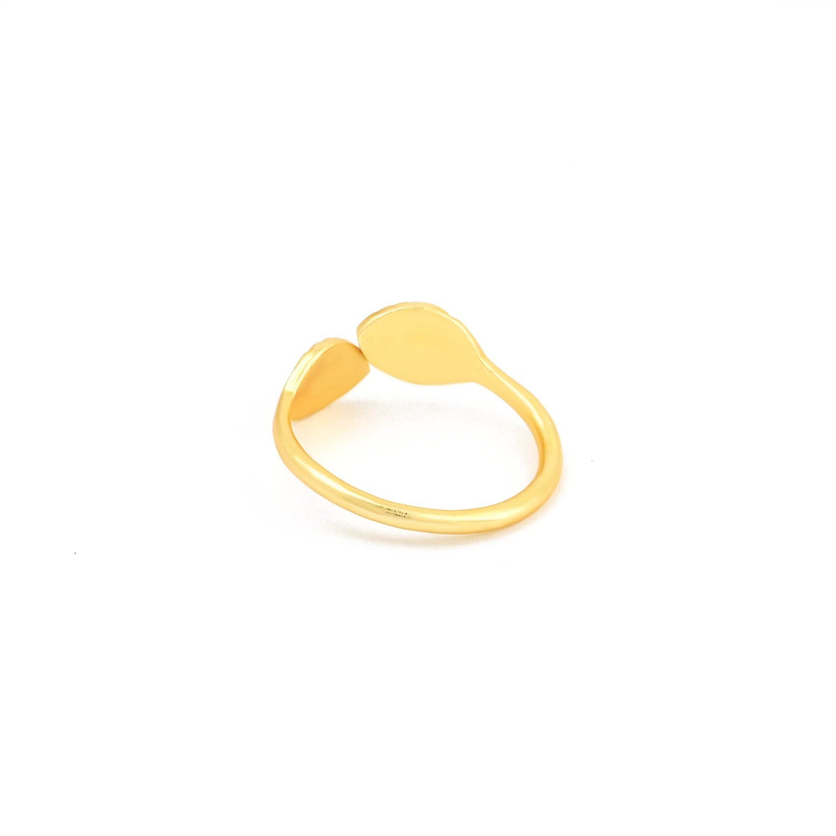 Open Cuff Leaf Rings - La Vitá Jewels