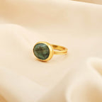 Sterling Silver Emerald Gemstone Rings - La Vitá Jewels