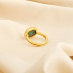 Sterling Silver Emerald Gemstone Rings - La Vitá Jewels