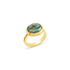 Sterling Silver Emerald Gemstone Rings - La Vitá Jewels