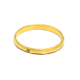 Green CZ Statement Rings