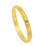 Gifts Jewelry, Round Light Weight Green Cz Gemstone Gold Plated Rings, Wholesale jewelry