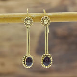 Handmade Garnet Earrings