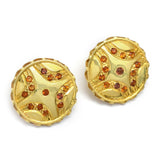 Round shap CZ Stud Earrings