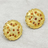 Round shap CZ Stud Earrings