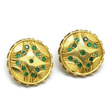 Round shap CZ Stud Earrings