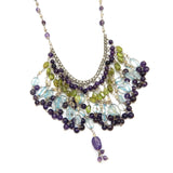 925 Silver Multi Gemstone Necklaces, Wholesale jewelry