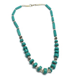 Silver Plated Turquoise Gemstone Necklaces