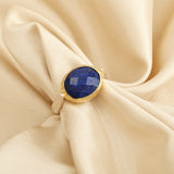Amazonite and Blue Sapphire Rings