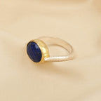Amazonite and Blue Sapphire Rings in Sterling Silver - La Vitá Jewels