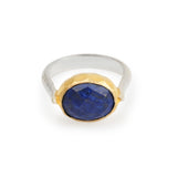 Amazonite and Blue Sapphire Rings
