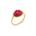 Ruby Gemstone Statement Ring - La Vitá Jewels