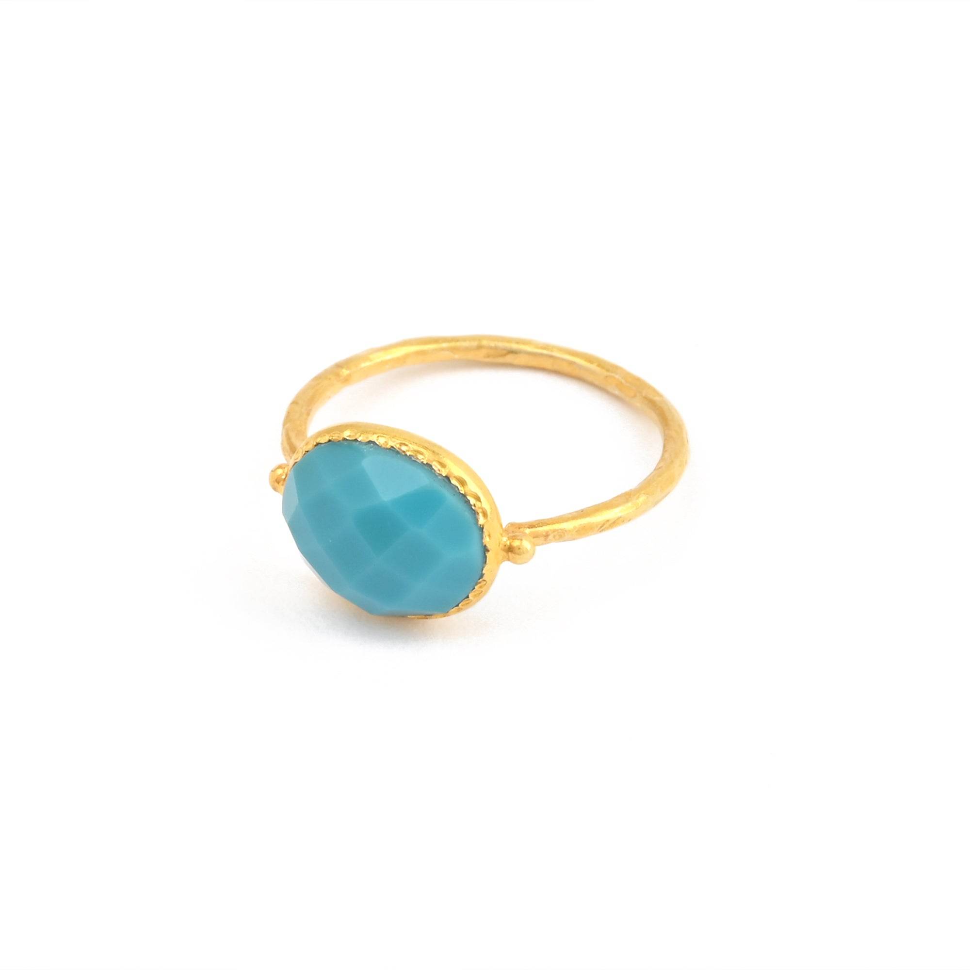 Turquoise Gemstone Rings - La Vitá Jewels
