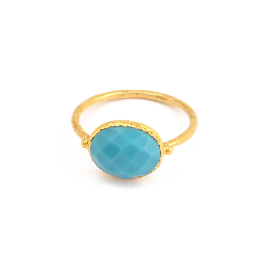 Turquoise Gemstone Rings - La Vitá Jewels