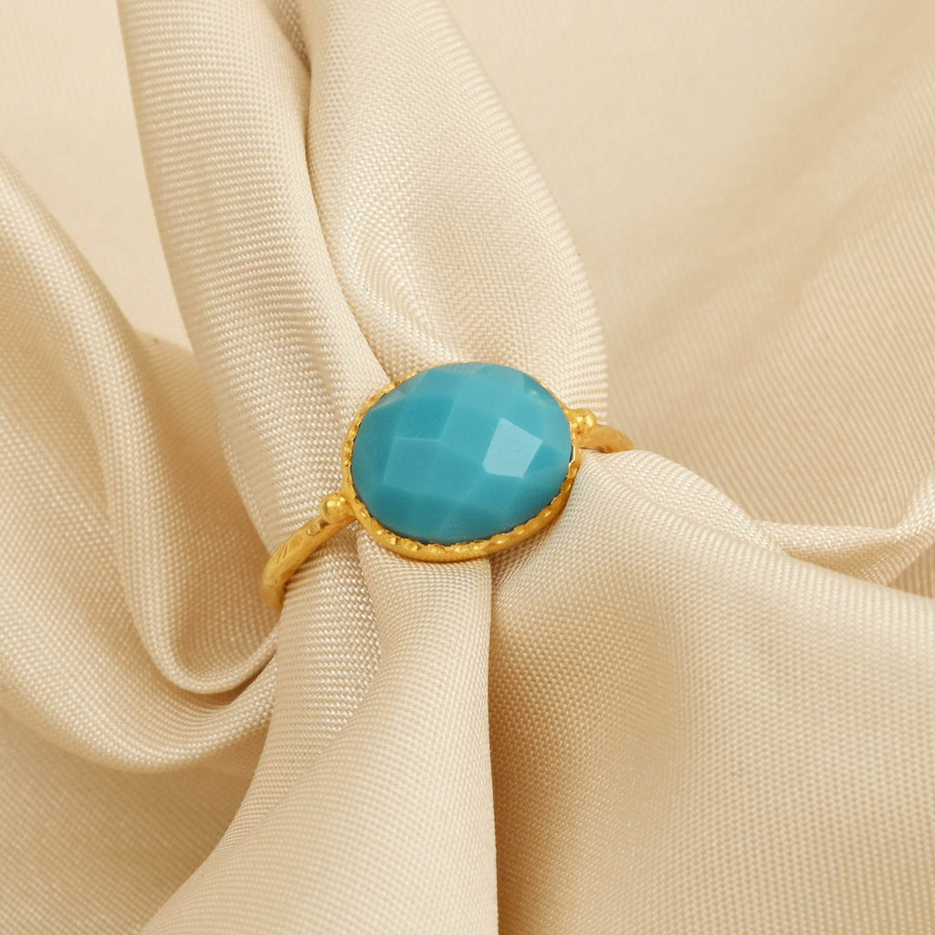 Turquoise Gemstone Rings - La Vitá Jewels