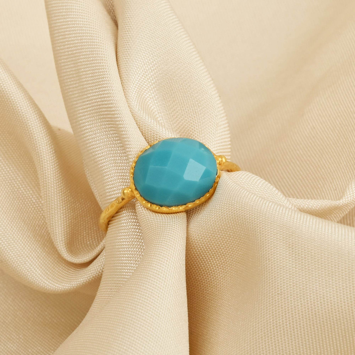 Turquoise Gemstone Rings - La Vitá Jewels