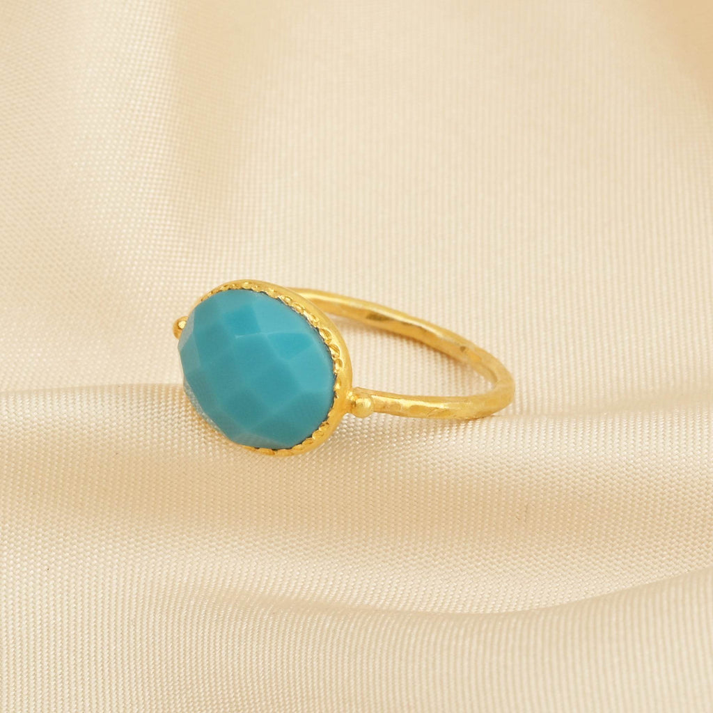 Turquoise Gemstone Rings - La Vitá Jewels