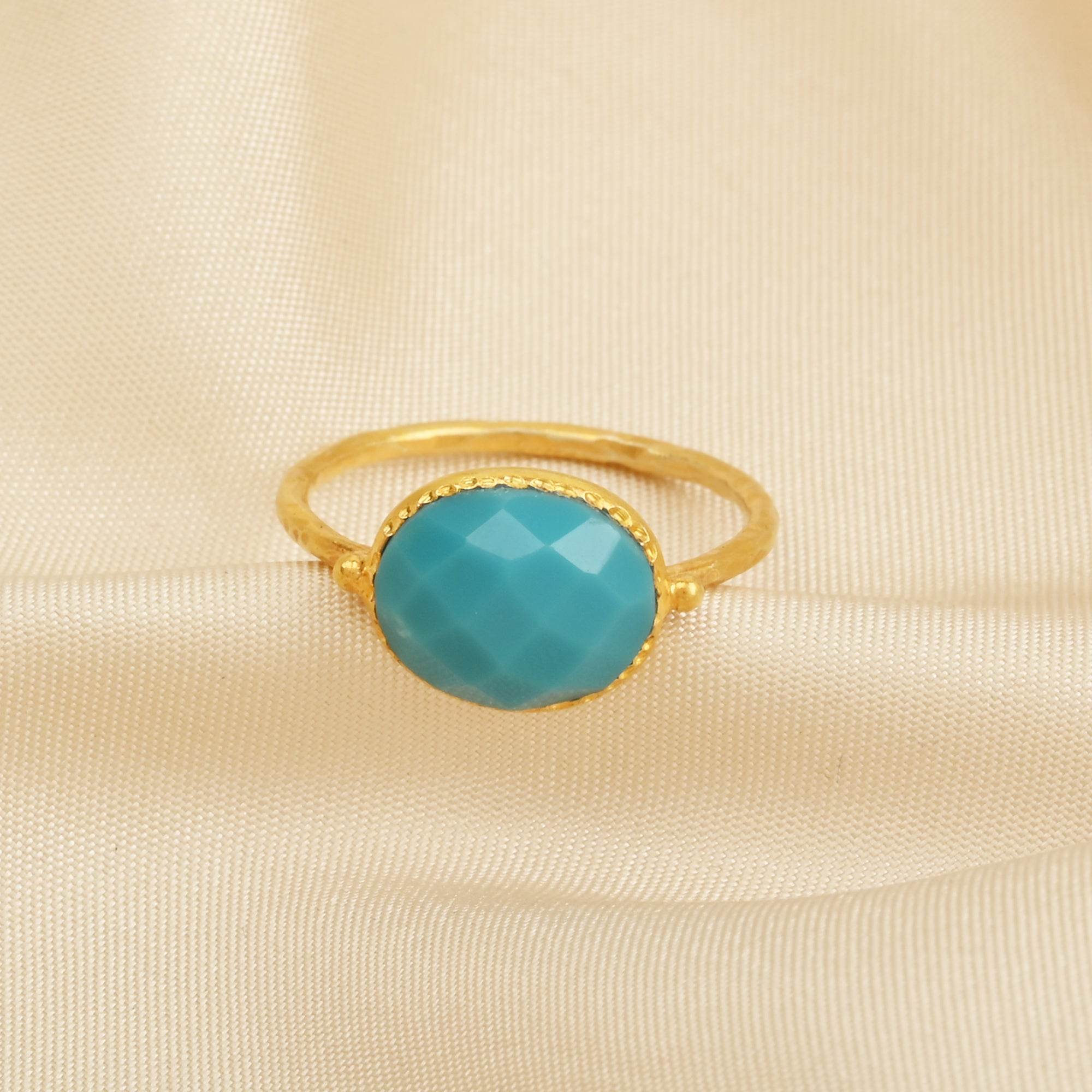 Turquoise Gemstone Rings - La Vitá Jewels