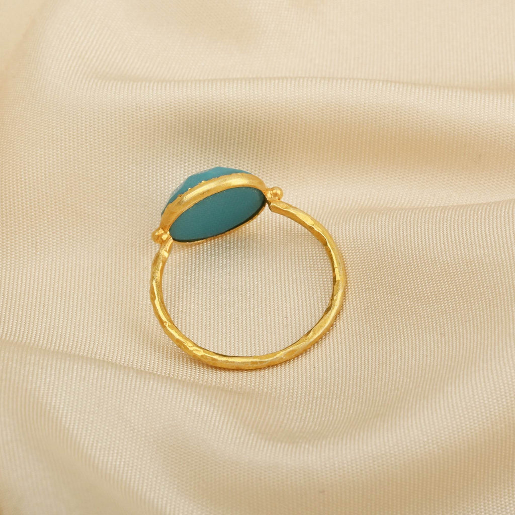 Turquoise Gemstone Rings - La Vitá Jewels